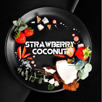 Заказать кальянный табак BlackBurn Strawberry Coconut (БлэкБерн Клубника Кокос) 100г онлайн с доставкой всей России